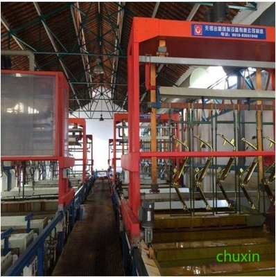 OEM ইলেক্ট্রোপ্লেটিং উত্পাদন লাইন নিকেল ক্রোমিয়াম উচ্চ এবং নিম্ন রেল চার স্তর