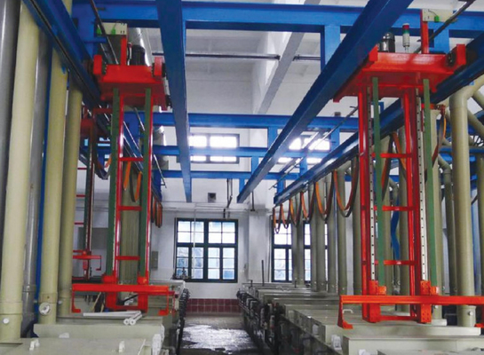 OEM ইলেক্ট্রোপ্লেটিং সারফেস ট্রিটমেন্ট স্বয়ংক্রিয় ঝুলন্ত
